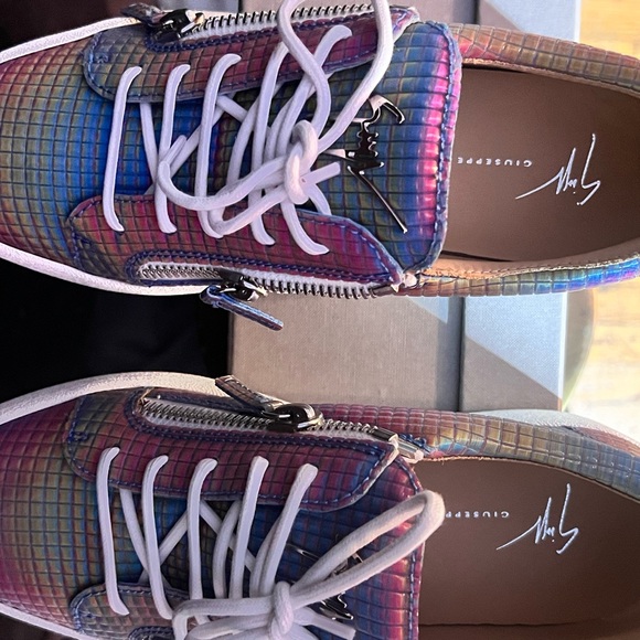 Giuseppe Zanotti - multi- color tennis shoes,,,,,, size 41,, worn one time . - Picture 3 of 7